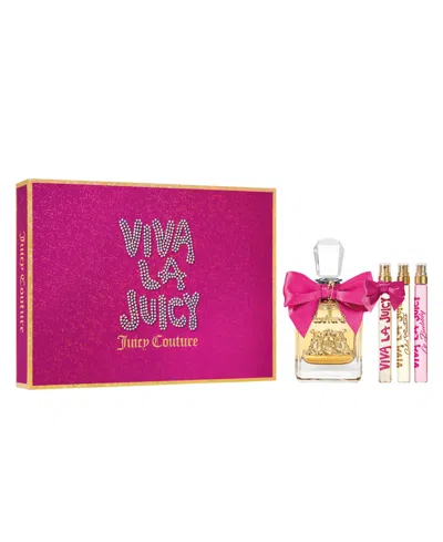 Juicy Couture 4-pc. Women's Viva La Juicy Fragrance Gift Set In Transparent
