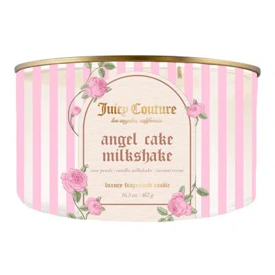 Juicy Couture Angel Cake Milkshake Candle 16.5 Oz. In Pink