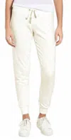 JUICY COUTURE ANGEL MICROTERRY ZUMA PANTS IN IVORY