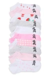 Juicy Couture Assorted 10-pack Berry No-show Socks
