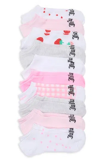 Juicy Couture Assorted 10-pack Berry No-show Socks