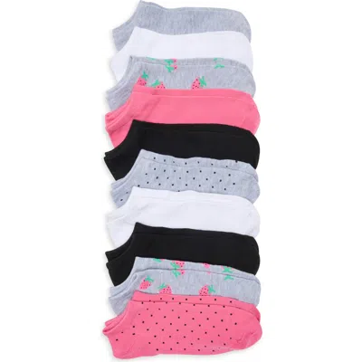 Juicy Couture Assorted 10-pack Strawberry No-show Socks