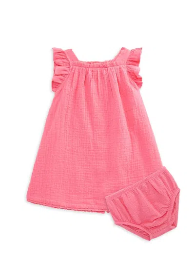 Juicy Couture Baby Girl's 2-piece Ruffle Dress & Bloomers Set In Pink