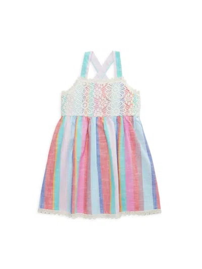 Juicy Couture Baby Girl's Multi Striped Dress In Pink Multi