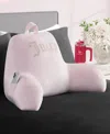 Juicy Couture Backrest Polyester Pillow With Pocket, 30" X 17" In Pink
