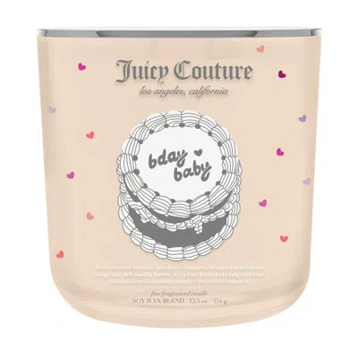 Juicy Couture Bday Baby Candle 12.5 Oz. In Beige