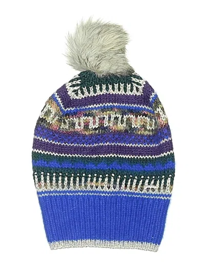 Pre-owned Juicy Couture Beanie Hat In Blue