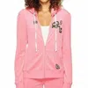 JUICY COUTURE BLACK LABEL VENICE BEACH PUFF SLEEVES JACKET