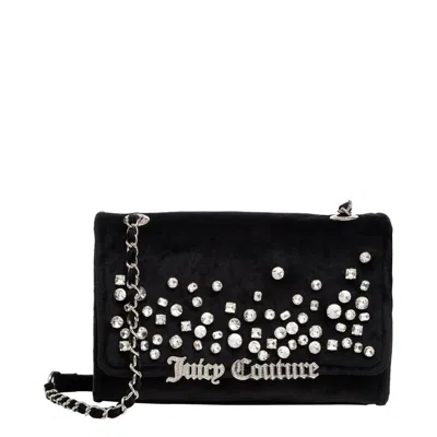 Juicy Couture Black Polyester Shoulder Women's Bag