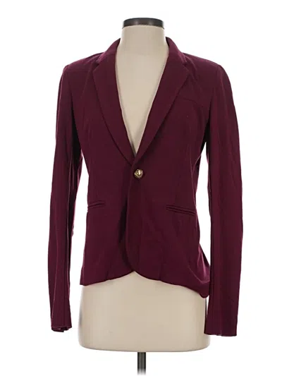 Pre-owned Juicy Couture Blazer Jacket In Burgundy