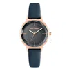 Juicy Couture Rose Gold Women Watch In Blue