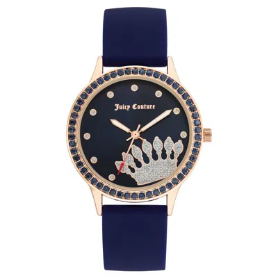 Juicy Couture Blue Synthetic Bracelet Women's Watch In Brown