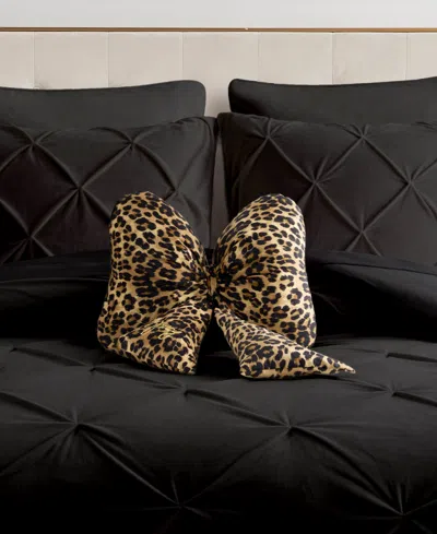 Juicy Couture Bow Shaped Decorative Pillow, 12" X 20" In Multi