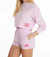 JUICY COUTURE BOXY PULLOVER IN LILAC