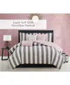 Juicy Couture Cabana Stripe Reversible 5-piece Comforter Set, Twin/twin Xl In Multi