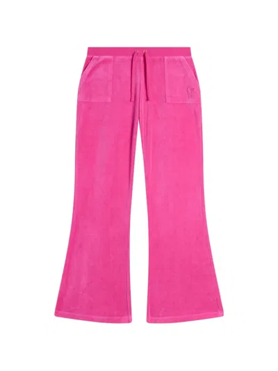Juicy Couture Caisa Flared Track Pants In Pink