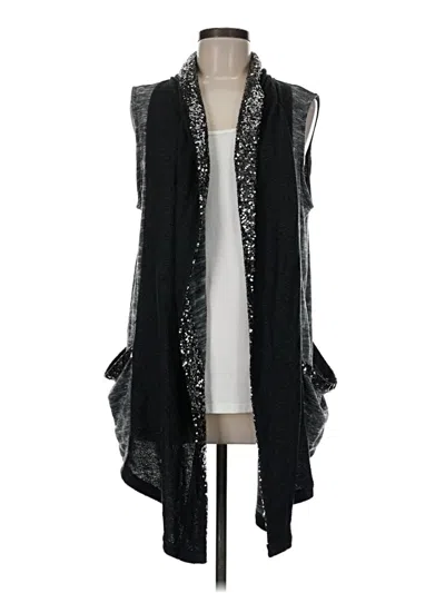 Pre-owned Juicy Couture Cardigan Sweater In Black