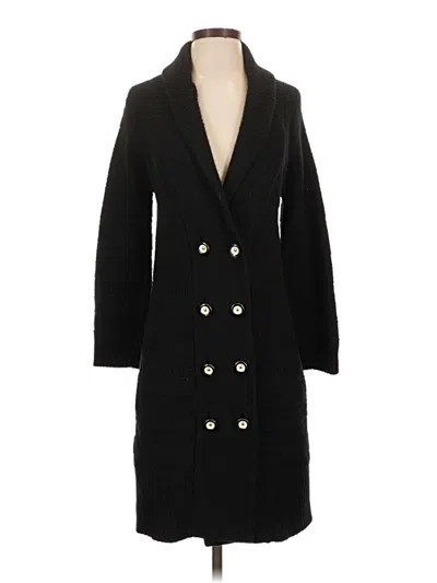Pre-owned Juicy Couture Cardigan Sweater In Black