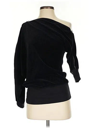 Pre-owned Juicy Couture Cardigan Sweater In Black