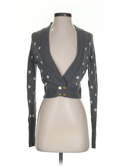 Pre-owned Juicy Couture Cardigan Sweater In Gray