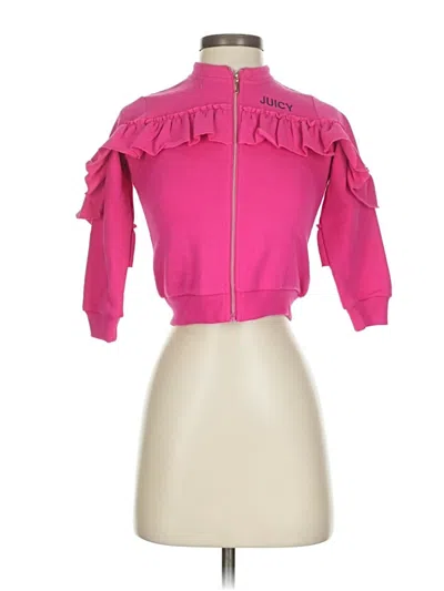 Pre-owned Juicy Couture Cardigan Sweater In Pink