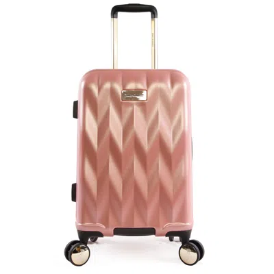 Juicy Couture Carry-on Hardside Spinner Luggage In Gold