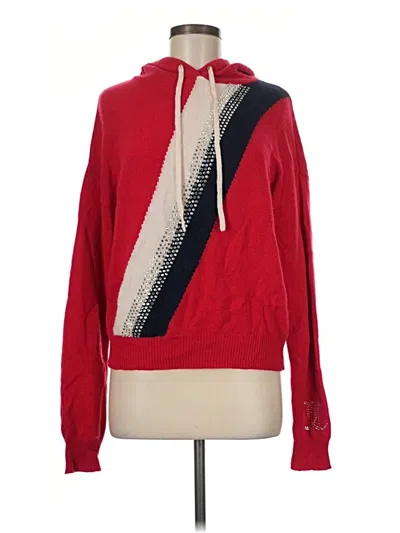 Pre-owned Juicy Couture Cashmere Pullover Sweater In Red