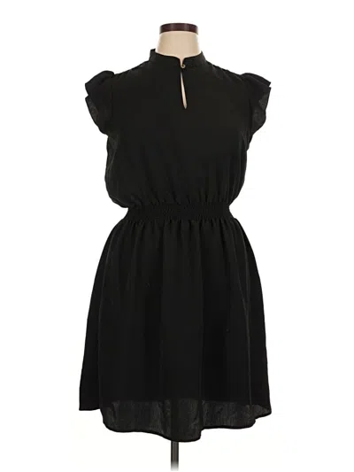 Pre-owned Juicy Couture Casual Dress In Black