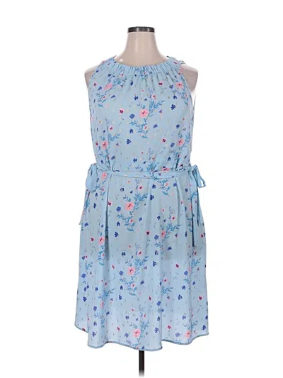 Pre-owned Juicy Couture Casual Dress In Blue