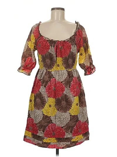 Pre-owned Juicy Couture Casual Dress In Brown