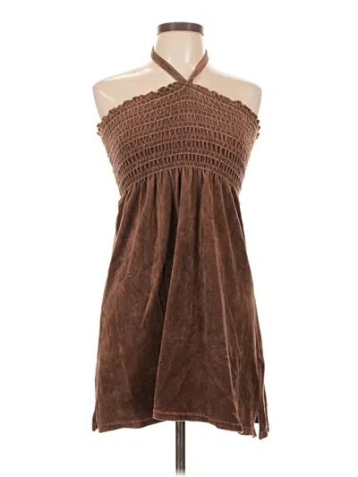 Pre-owned Juicy Couture Casual Dress In Brown