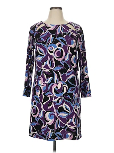 Pre-owned Juicy Couture Casual Dress In Purple