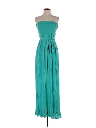 Pre-owned Juicy Couture Casual Dress In Teal