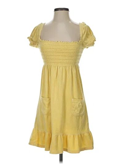 Pre-owned Juicy Couture Casual Dress In Yellow