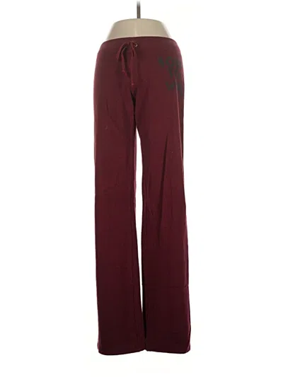 Pre-owned Juicy Couture Casual Pants In Burgundy