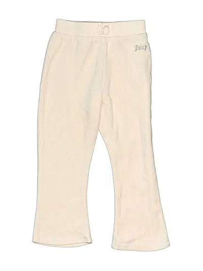 Pre-owned Juicy Couture Kids' Casual Pants In Ivory