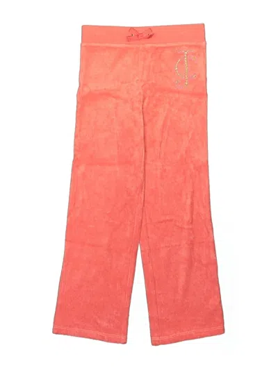 Pre-owned Juicy Couture Kids' Casual Pants In Orange