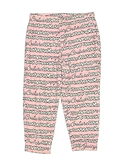 Pre-owned Juicy Couture Kids' Casual Pants In Pink