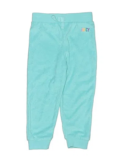 Juicy Couture Kids' Casual Pants In Teal