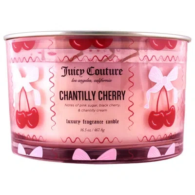 Juicy Couture Chantilly Cherry Candle 16.5 Oz. In Pink
