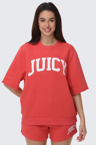 Juicy Couture Collegiate Sweatshirt In Red