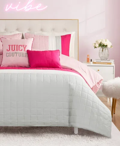 JUICY COUTURE COLOR BLOCK STRIPE 5-PC. COMFORTER SET, FULL/QUEEN