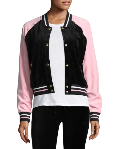 Juicy Couture Colorblocked Bomber Jacket