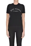 Juicy Couture Noah Logo-embellished Cotton T-shirt In Black