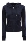 Juicy Couture Cotton Velvet Hoodie