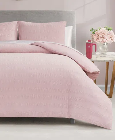 Juicy Couture Crinkle Velvet 2-pc. Comforter Sets, Twin/twin Xl In Lotus Pink