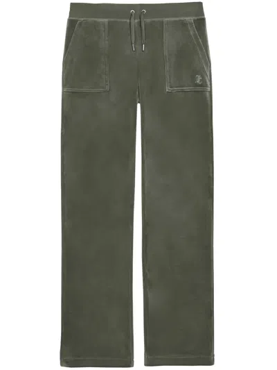 Juicy Couture Del Ray Pocketed Trackpan Clothing In Green