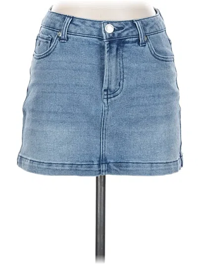 Pre-owned Juicy Couture Denim Skirt In Blue