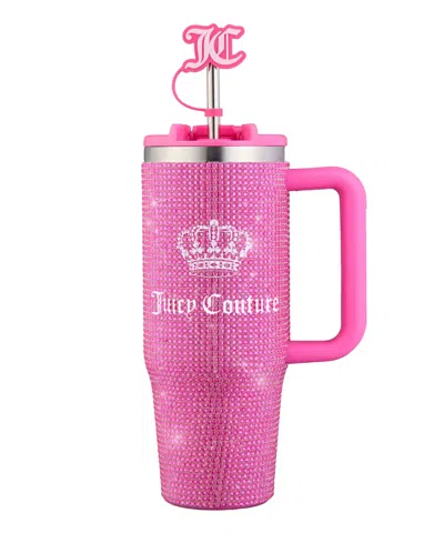 Juicy Couture Diamond Bling 30 Oz. Tumbler In Pink