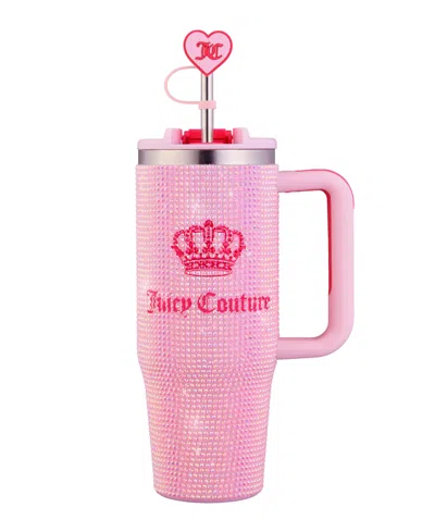 Juicy Couture Diamond Bling 30 Oz. Tumbler In Pink
